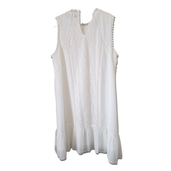 As U Wish White Sleeveless Dress - Picture 3 of 4